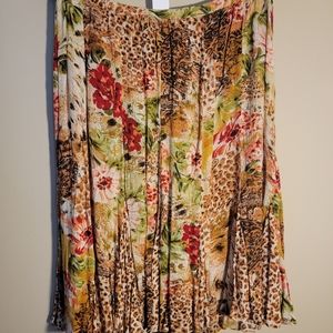 Bila Boho Skater Gypsy Skirt size S